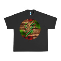 Pigment Black leopard lightning bolt Christmas Urban Heavy Tee - Jasminsmagicworld