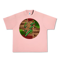 Salmon leopard lightning bolt Christmas Urban Heavy Tee - Jasminsmagicworld