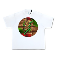 White leopard lightning bolt Christmas Urban Heavy Tee - Jasminsmagicworld