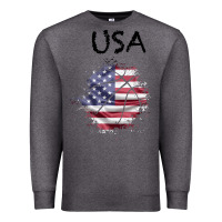 Charcoal Heather USA Premium Sweatshirt - Bettercallsaul