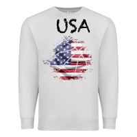 Dove Grey USA Premium Sweatshirt - Bettercallsaul