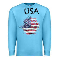 Ocean Blue USA Premium Sweatshirt - Bettercallsaul