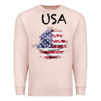 Pale Pink USA Premium Sweatshirt - Bettercallsaul