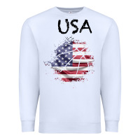 White USA Premium Sweatshirt - Bettercallsaul