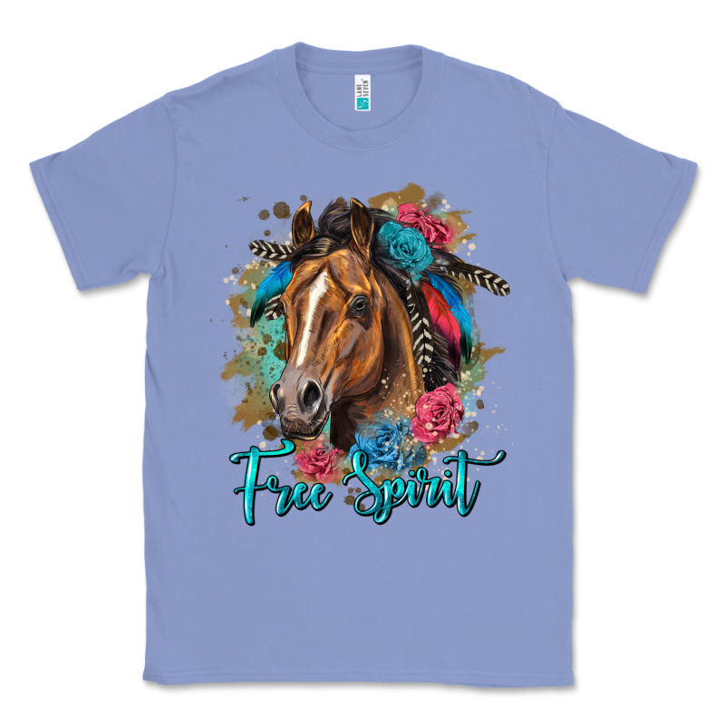 Free Spirit Quarter Horse Floral Classic Tee by LillyAllenDesigns | Teevron