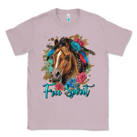 Lilac free spirit quarter horse floral Classic Tee - LillyAllenDesigns