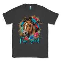 Smoke free spirit quarter horse floral Classic Tee - LillyAllenDesigns