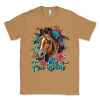 Toasted Coconut free spirit quarter horse floral Classic Tee - LillyAllenDesigns