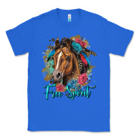 True Royal free spirit quarter horse floral Classic Tee - LillyAllenDesigns