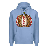 Colony Blue Baseball Pumpkin Premium Hoodie - texasbilliewilder