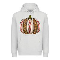 Dove Grey Baseball Pumpkin Premium Hoodie - texasbilliewilder