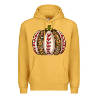 Mustard Baseball Pumpkin Premium Hoodie - texasbilliewilder