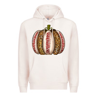 Pale Pink Baseball Pumpkin Premium Hoodie - texasbilliewilder