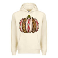 Sandshell Baseball Pumpkin Premium Hoodie - texasbilliewilder