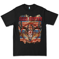 Black Deer hunter 4th of july Premium Tee - CowGirlArtShop