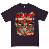 Plum Deer hunter 4th of july Premium Tee - CowGirlArtShop
