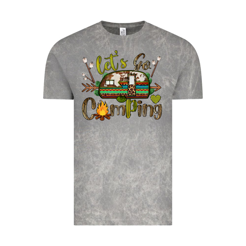 Let's Go Camping Vintage Tee by BarkalooDesign | Teevron