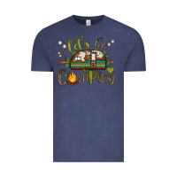Vintage Denim let's go camping Vintage Tee - BarkalooDesign