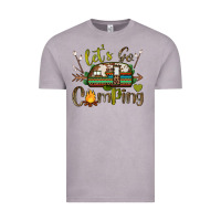 Vintage Zinc let's go camping Vintage Tee - BarkalooDesign