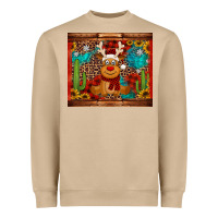 Mushroom western christmas reindeer Heavyweight Sweatshirt - Jasminsmagicworld