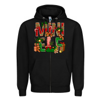 Black Christmas Mini Elf Zipper Hoodie - BundleAndBundleShop
