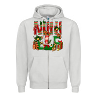 Dove Grey Christmas Mini Elf Zipper Hoodie - BundleAndBundleShop