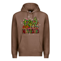 Chestnut feliz navidad cactus Premium Hoodie - JahusDesignShop