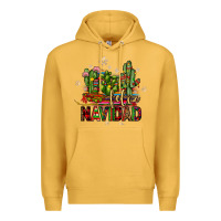 Mustard feliz navidad cactus Premium Hoodie - JahusDesignShop