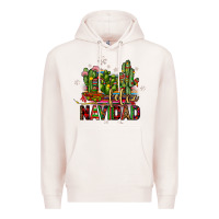 Pale Pink feliz navidad cactus Premium Hoodie - JahusDesignShop