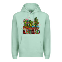 Seafoam feliz navidad cactus Premium Hoodie - JahusDesignShop
