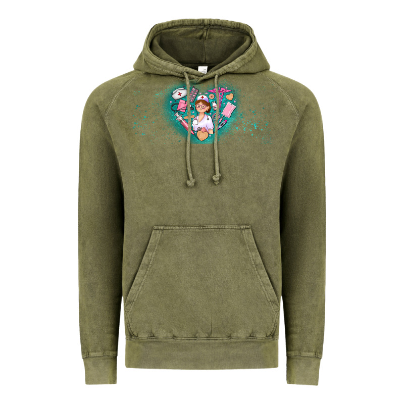 Nurse And Elements Vintage Hoodie by AdoDesignShop | Teevron