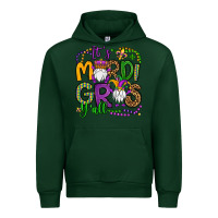 Forest Green it's mardi gras y'all gnomes Urban Hoodie - OliviaCreatesArt
