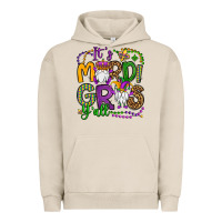 Pigment French Oak it's mardi gras y'all gnomes Urban Hoodie - OliviaCreatesArt