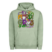 Pigment Oil Green it's mardi gras y'all gnomes Urban Hoodie - OliviaCreatesArt