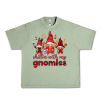 Oil Green chilling with my gnomies Urban Heavy Tee - NancyCooperArtShop