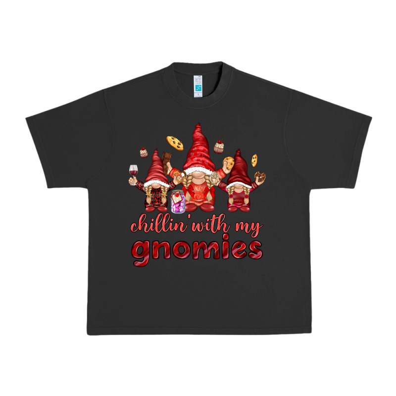 Chilling With My Gnomies Urban Heavy Tee by NancyCooperArtShop | Teevron