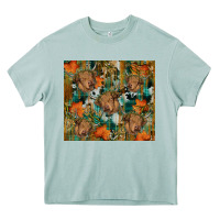 Fall Cowhide Highland Cow Tumbler Heavy Core Tee | Teevron