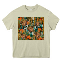 Mossy fall cowhide highland cow tumbler Heavy Core Tee - RanaPortraitStore