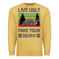 Antique Gold Lıve Ugly Fake Your Death Premium Sweatshirt - Bettercallsaul