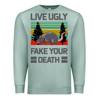 Seafoam Lıve Ugly Fake Your Death Premium Sweatshirt - Bettercallsaul
