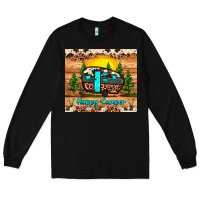 Black happy camper Long Sleeve Tee - JahusDesignShop