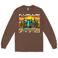 Chestnut happy camper Long Sleeve Tee - JahusDesignShop