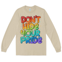 Mushroom dont hide your pride Long Sleeve Tee - MaliasSmallBusiness