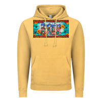 Vintage Mustard american babe Vintage Hoodie - Artiststas