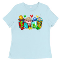 Baby Blue autism coffee cups Ladies Tee - Zillion Design Studio