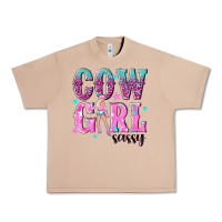 Burro cowgirl sassy with pink cowgirl Urban Heavy Tee - NancyCooperArtShop