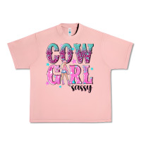Salmon cowgirl sassy with pink cowgirl Urban Heavy Tee - NancyCooperArtShop