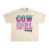Sandshell cowgirl sassy with pink cowgirl Urban Heavy Tee - NancyCooperArtShop