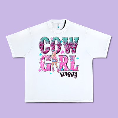 Cowgirl Sassy With Pink Cowgirl Urban Heavy Tee Designed By Nancycooperartshop