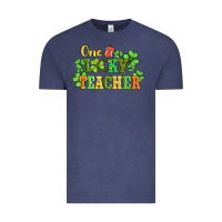 Vintage Denim one lucky teacher Vintage Tee - AdoDesignShop